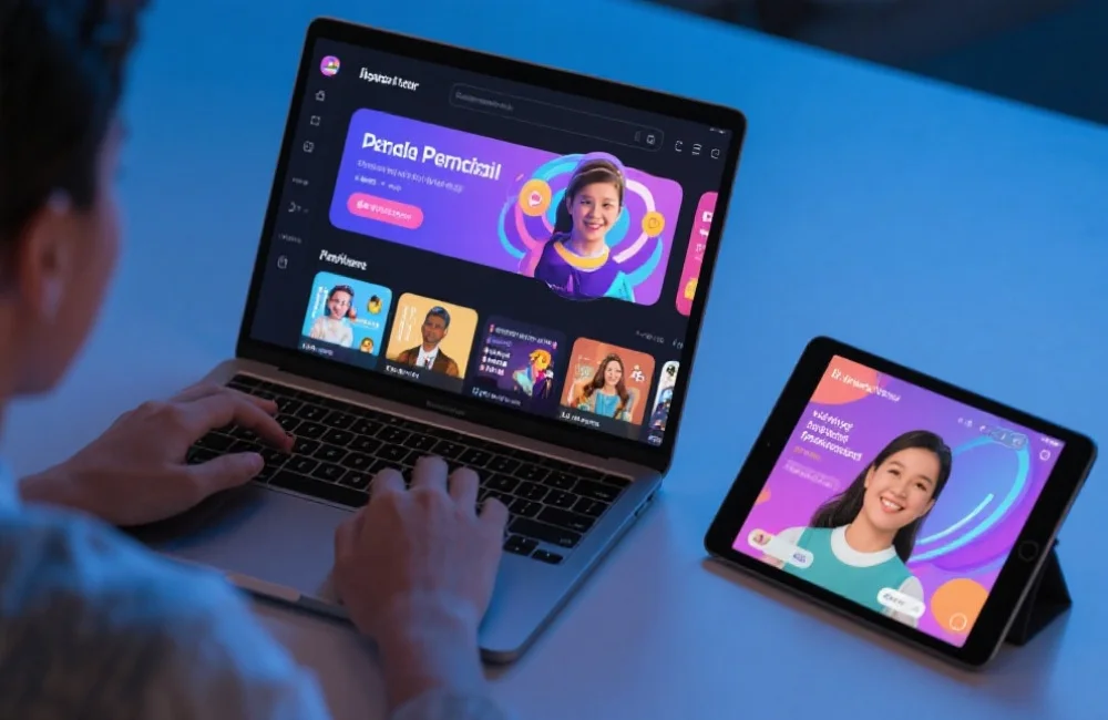 多设备展示风暴娱乐平台新特性